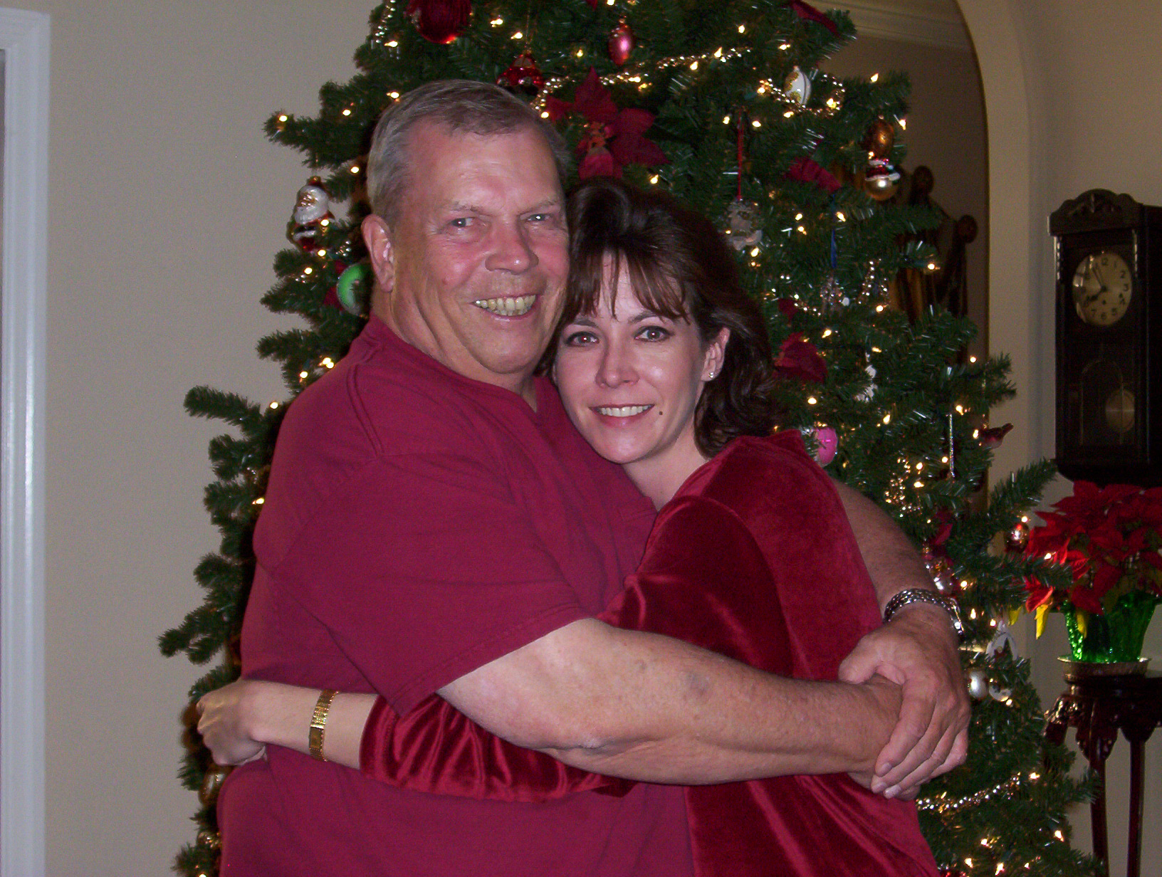 Kathy and Dad Christmas 20051